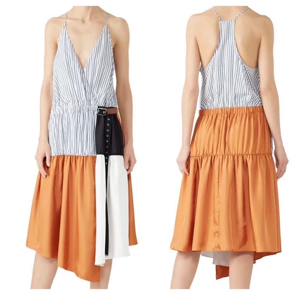 Tibi Colorblock Camille Dress